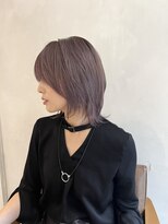 小森谷,ウルフカット,レイヤーカット,セミディシアーカラーd2