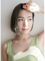 リッカ たまプラーザ(Lycka) 小顔ボブ/髪質改善/ベージュ/オーガニックカラー　たまプラーザ