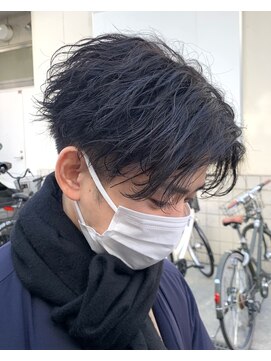 スイ(suiw) 波巻きセンターパート【suiw】昭和町/天王寺/阿倍野