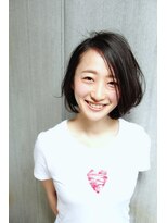 カラープロデュースバイアルバ(color produce byALBA)&nbsp;【代表山崎】大人かわいい小顔フェアリーひし形ショートボブ