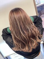 アイズ 本厚木(AIZU)&nbsp;ミルクティーベージュハイライト　バレイヤージュ