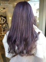 クラップス 杉田店(CLAPS)&nbsp;ロング/韓国風/ケアブリーチ/ピンクラベンダー/ツヤ感カラー