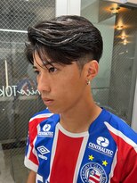 ニコ トウキョウ 渋谷(nico TOKYO)&nbsp;メンズカット/センターパート/ニュアンスパーマ/アップバング