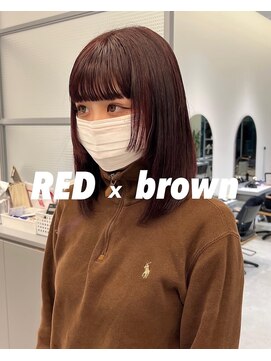 ルミヘアー 金沢駅西口店(Lumi hair) レッドブラウン