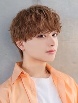 オーシャントーキョー 心斎橋(OCEAN TOKYO WEST)&nbsp;波巻きパーマシースルーラウンドマッシュナチュラルウルフ