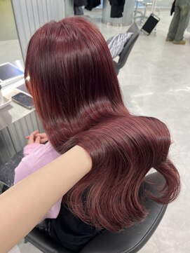 ジーナリア(Xena ria) 《Kaho》ワインレッド/レッド/暖色/ケアブリーチ