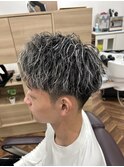韓国マッシュスペインカールスパイキーショート〈理容室〉西川口