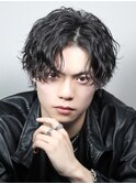 縦落ちルーズウェーブセンターパート