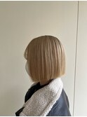 ボブカット◯切りっぱなしボブ◯前下がりボブ