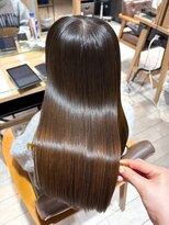 プラグ バイ ネオリーブ(plug by neolive) チェリーブラウン×髪質改善[髪質改善/縮毛矯正/韓国]A