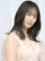 ピークアブー アヴェダ アトレ恵比寿(PEEK-A-BOO AVEDA) レイヤーミディアム/顔まわりレイヤー/くびれミディ/前髪あり