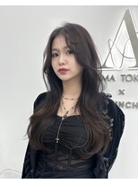 アマトウキョウ アユンチェ(AMA TOKYO×AYUNCHE) 韓国ヘア 2wayバング レイヤーカット くびれヘア 顔周り/