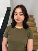 【YOKE】レイヤーボブアッシュブラウン顔周りカット髪質改善