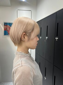 ペレ 渋谷(PELE) くびれヘア/アプリコットオレンジ/夏のヘアアレンジ/渋谷