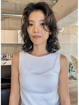 ハイジア(hygea) 20代30代40代☆ラフウェーブゆるふわ☆外国人風パーマ☆レイヤー