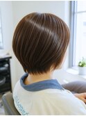艶ボブ×ハイライト