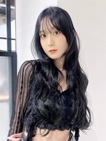 アルバム 池袋(ALBUM)&nbsp;グレージュロング韓国ヘア顔周りレイヤー_F51139