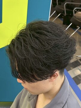 ダズルヘアラッシュ(DAZZLE hair RUSH) 名古屋毛流れセンターパートニュアンスパーマフェザーパーマ30代