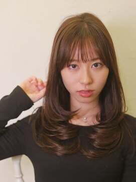 ベレッタ 枚方店(veretta.) シースルーバング/デザインレイヤー/巻き髪/毛先ワンカール/小顔