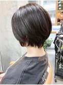 縮毛矯正でショートボブ/20代/30代/40代