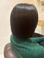 コルテ 倉敷西阿知店(CoRte.)&nbsp;切りっぱなしボブ/愛されボブ/ママ世代/お手入れ簡単/うる艶美髪