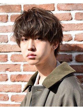 オーシャントーキョーオーバー 渋谷(OCEAN TOKYO OVER) メンズ波巻きツイスパニュアンススパイラルスパイキーショート