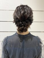 コトナ(kotona) 【黒髪シニヨンヘアアアレンジ】ヘアセット渋谷リボンアレンジ