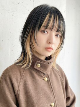 リーフ(LEEF) インナーカラー×レイヤーボブ