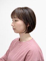 ウォーターリリー(Water Lily)&nbsp;大人透明感ブラウンの前下がりショートボブ