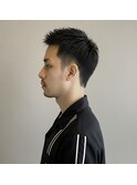 王道短髪フェード風カット