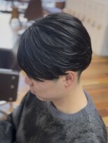 バロンドール 金沢文庫(Ballon d'or) メンズ曲がる縮毛矯正/センターパート曲がる縮毛矯正/ニュアンス