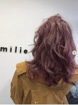 ヘアサロン ミリエ(HAIR SALON milie) ピンクカラー