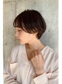 シースルーショート_マニッシュショートネイビーカラー