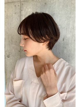 ヌイ 横浜(nui) シースルーショート_マニッシュショートネイビーカラー