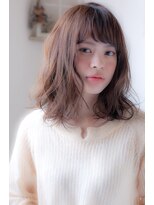 エルフォ(elfo)&nbsp;【elfo】前髪ありのミディアムパーマは男女ウケUPのモテヘアです