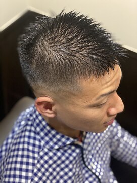 ヒロギンザバーバーショップ 神楽坂店(HIRO GINZA BARBER SHOP) スパイキースキンフェード