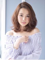 マーブルトウキョウネオリーブ(marbles tokyo neolive)&nbsp;《marbles/三茶》☆グレージュ×ふわミディワンサイド☆