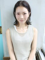 バース(BIRTH) 天神【BIRTH】センターパートウェットミディ×インナーカラー 3