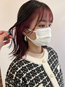 アンス 大阪梅田(ANs.) 20代30代40代イヤリングカラー耳掛け肩ラインストレート小顔