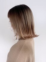 アイティー バイ アルバム 中野店(IT by ALBUM) 外ハネバレイヤージュ_ショコラベージュボブルフ_ba336015