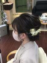 ヘアサロン ユニティ(Hair Salon Unity) カールシニヨン