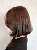 韓国風前髪×韓国ボブ【髪質改善/ショコラアッシュ/髪質改善】