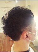 くせ毛を生かしたstyle☆ソフトモヒカン