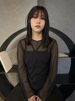 イトシテ&nbsp;シルクストレート×ブラックカラー【担当ジン　トモヒト】