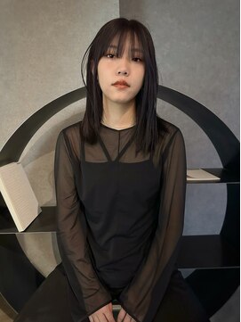 イトシテ シルクストレート×ブラックカラー【担当ジン　トモヒト】