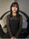 シルクストレート×ブラックカラー【担当ジン トモヒト】
