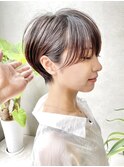 20代30代40代50代/丸みショート/クビレ/前髪あり/表参道