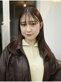 セミロング/ダークブラウン