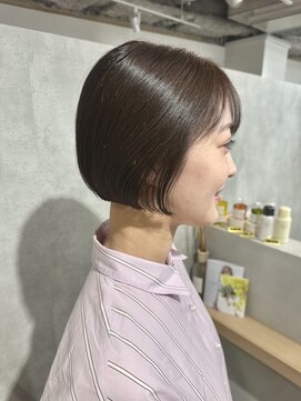 ユニバーストーキョー 池袋西口店(universe tokyo) ミニボブ(髪質改善/ダブルカラー/ケアブリーチ/ケアカラー)