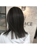 ダークグレージュハイライトカラー